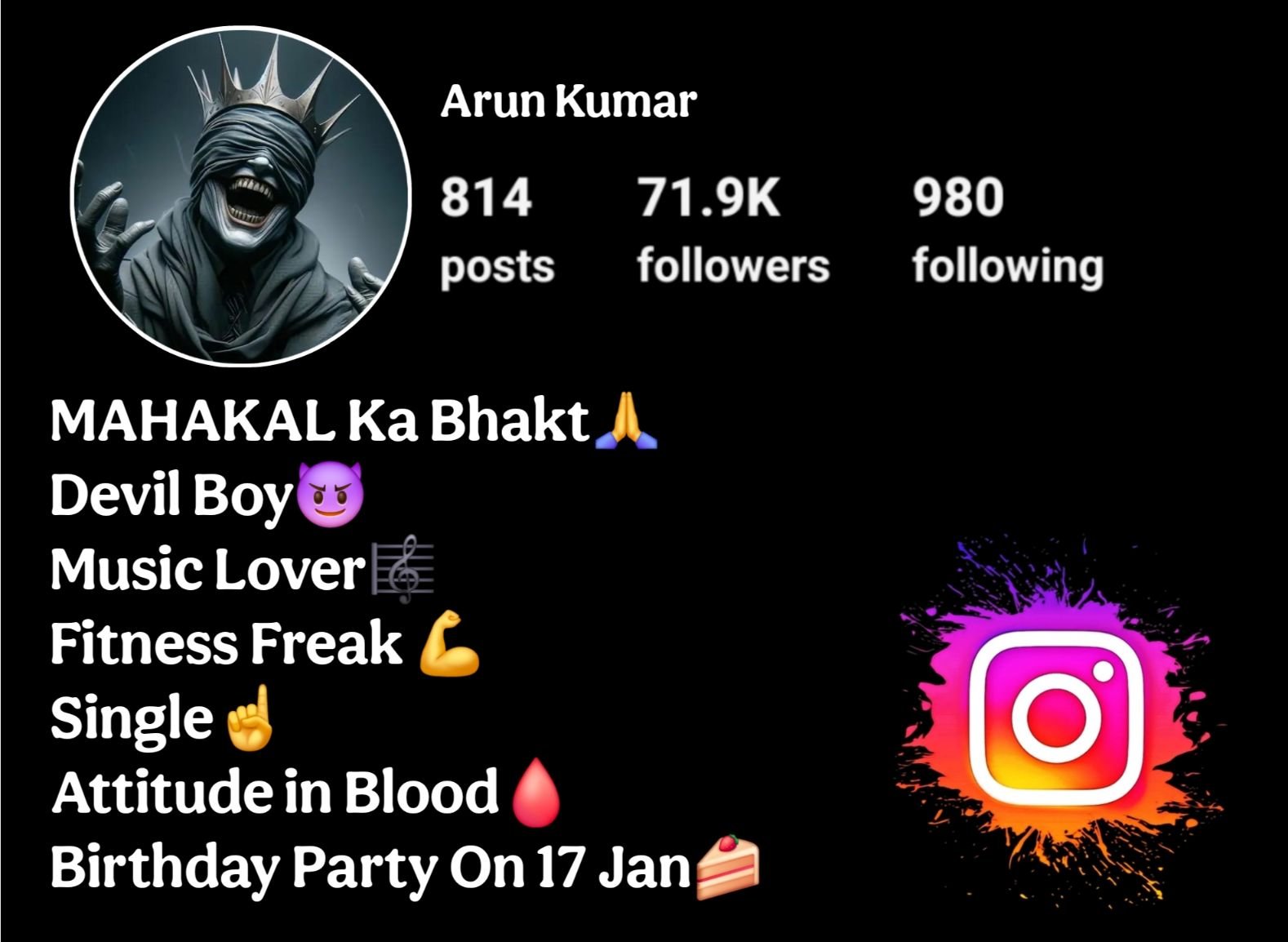 Devil Bio For Instagram