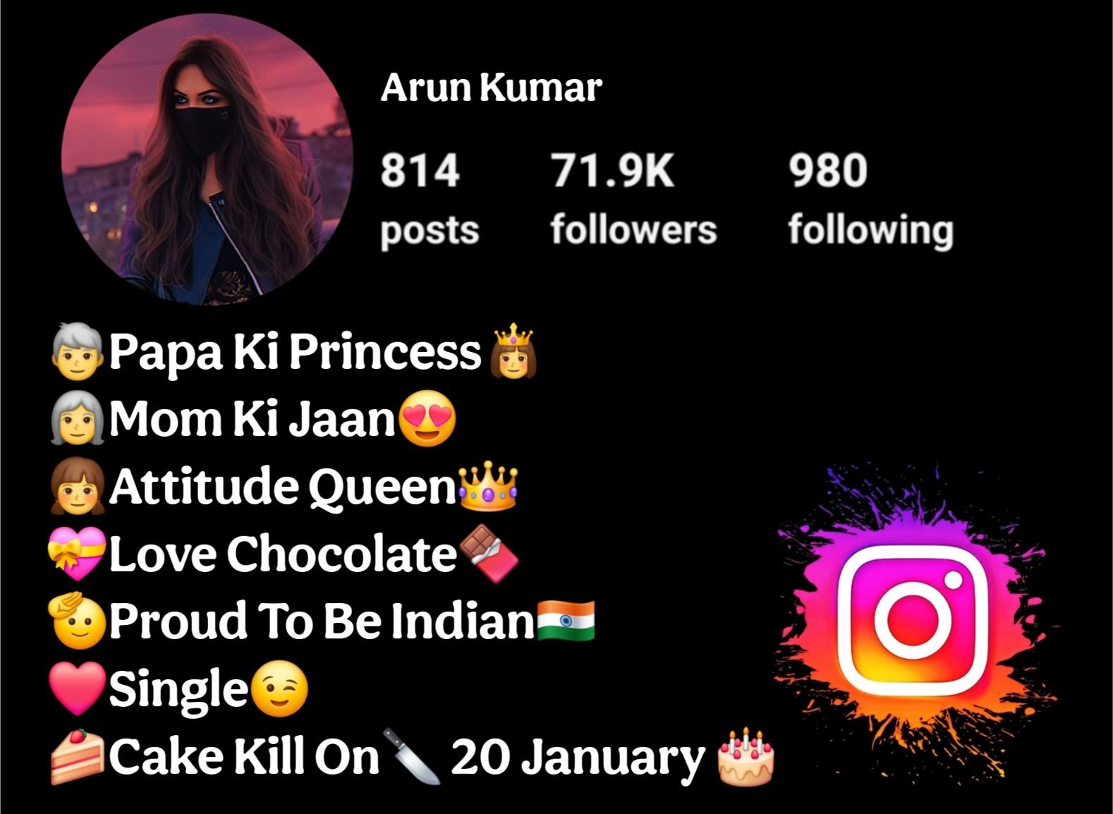 Instagram Bio in Hindi