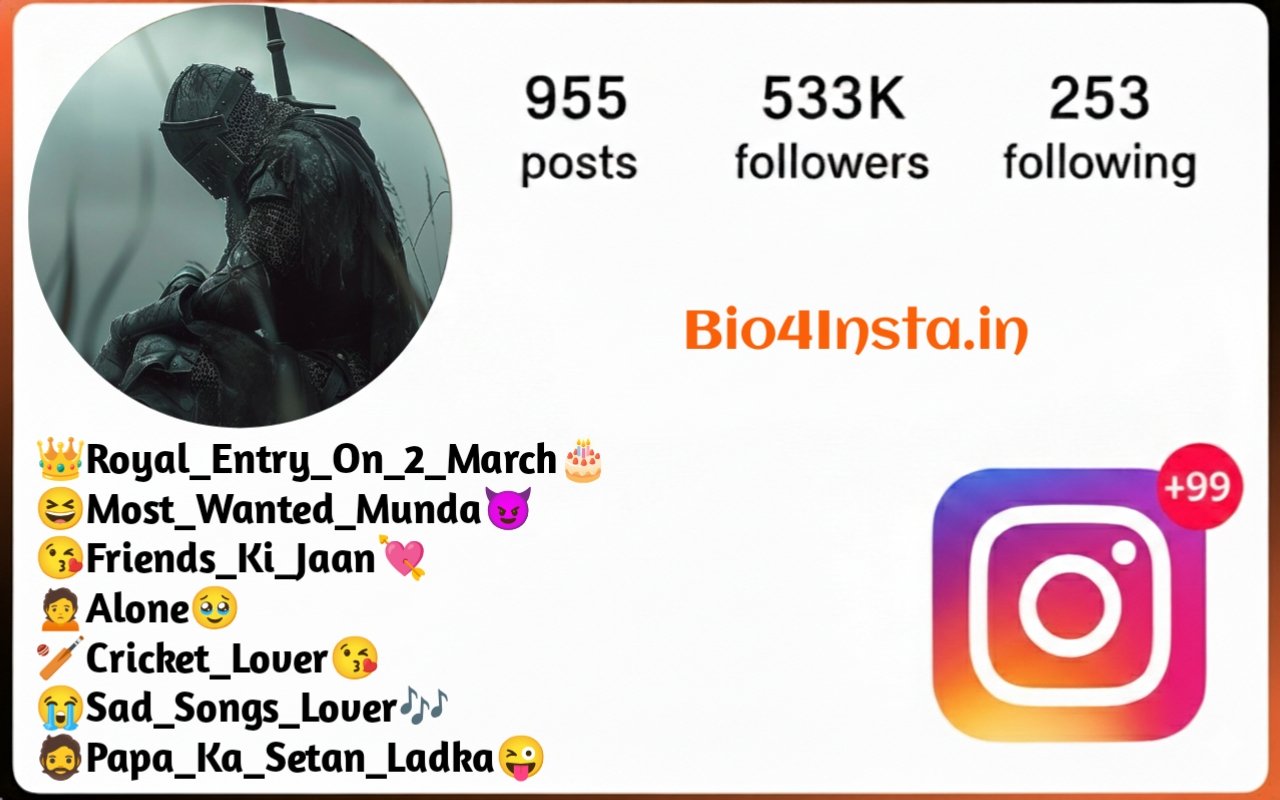Alone Bio For Instagram