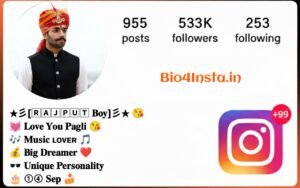 Rajput Bio For Instagram